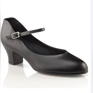 NEW Capezio Black Jr. Footlight Character Dance Shoes Child & Adult Sizes